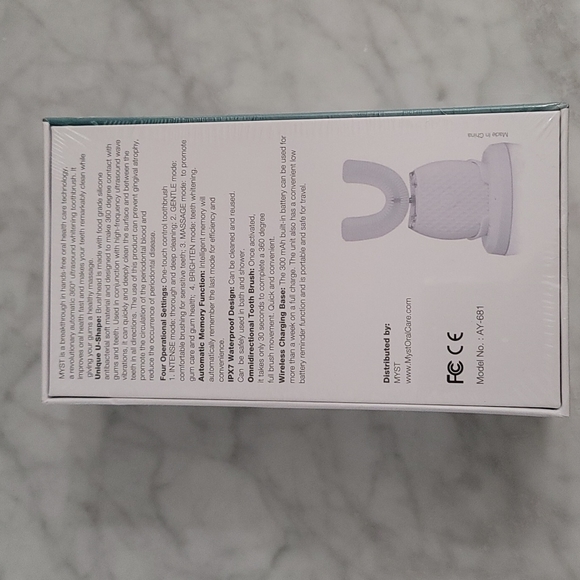NWT MYST 360 Ultrasonic Electric Toothbrush - Picture 2 of 4